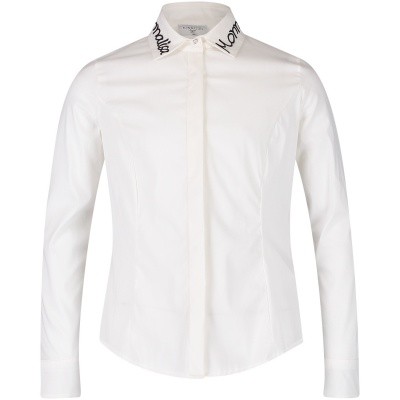 Afbeelding van MonnaLisa 172301R3 kinder overhemd off white