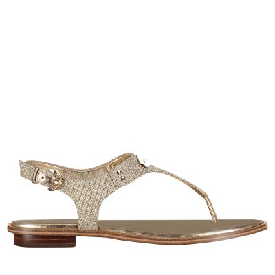 Afbeelding van Michael Kors 40R8MKFA1D dames sandalen goud