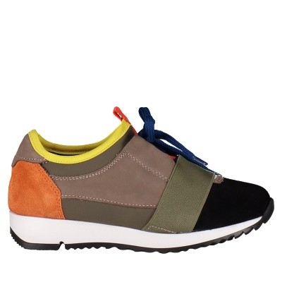 Afbeelding van Coccinelle 6328 kindersneakers army