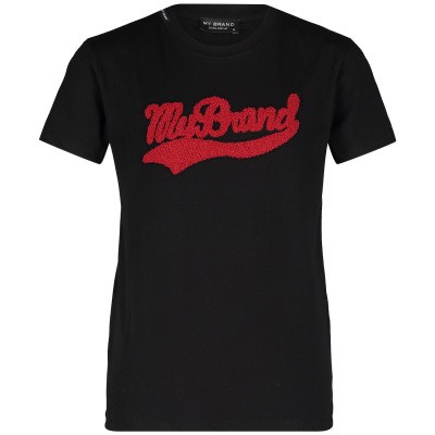 Afbeelding van My Brand BMBTS001G3054 kinder t-shirt zwart