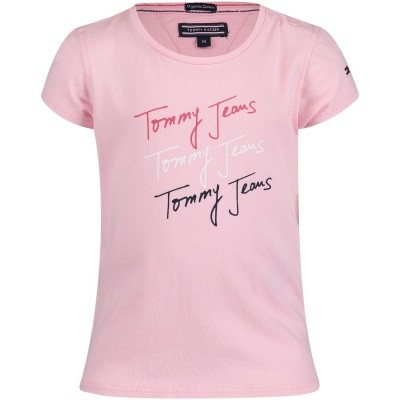 Afbeelding van Tommy Hilfiger KG0KG03634 B baby t-shirt licht roze