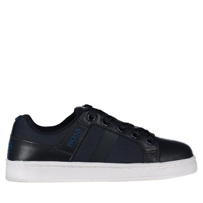 Afbeelding van Boss J29163 kindersneakers navy