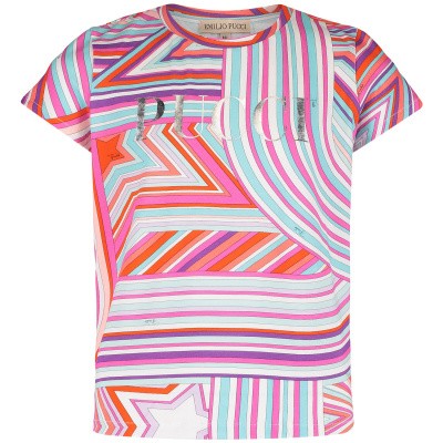 Afbeelding van Pucci 9K8031 kinder t-shirt fuchsia