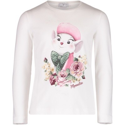 Afbeelding van MonnaLisa 112600S4 kinder t-shirt off white