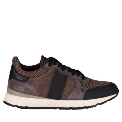Afbeelding van Woolrich W3000 heren sneakers taupe