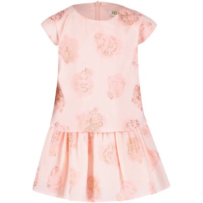 Afbeelding van Kenzo KN30067 babyjurkje licht roze