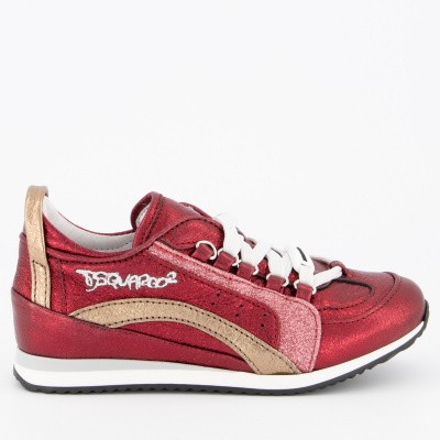 Dsquared2 62354 kindersneakers bordeaux Afbeelding van Dsquared2 62354 kindersneakers bordeaux