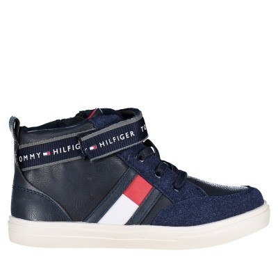 Afbeelding van Tommy Hilfiger T1B430088 kindersneakers navy