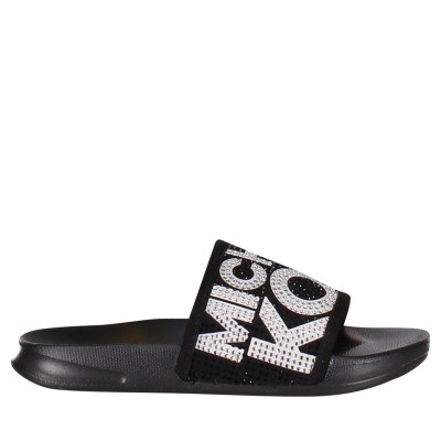 Afbeelding van Michael Kors ZIA JET JAE kinderslippers zwart