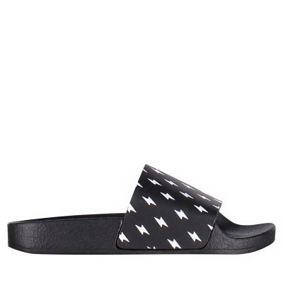 Afbeelding van The White Brand K019 kinderslippers zwart