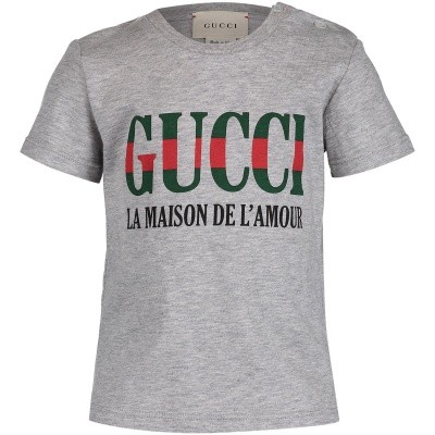 Afbeelding van Gucci 526659 baby t-shirt grijs