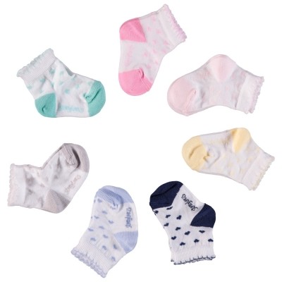 Afbeelding van Story Loris 21031 baby kadodoos sokjes licht roze