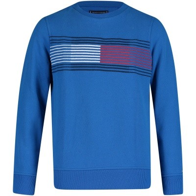 Afbeelding van Tommy Hilfiger KB0KB04233 kindertrui cobalt blauw