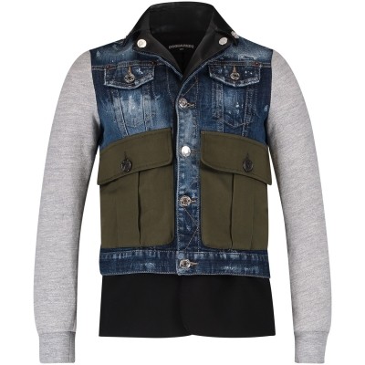 Afbeelding van Dsquared2 DQ02MN kindervest jeans