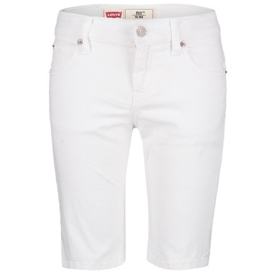 Afbeelding van Levi's NN25037 kinder shorts wit