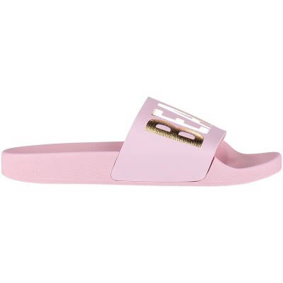 Afbeelding van The white Brand BEACH dames slippers licht roze