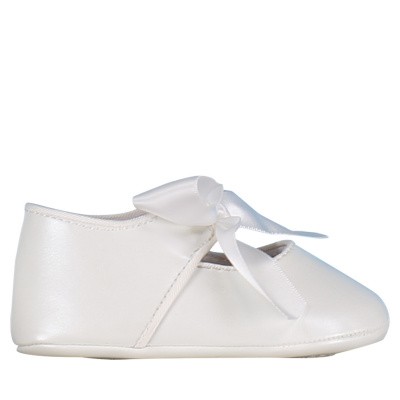Afbeelding van Mayoral 9091 babyschoenen wit