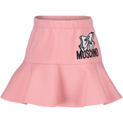 Afbeelding van Moschino MDJ00Q baby rokje licht roze