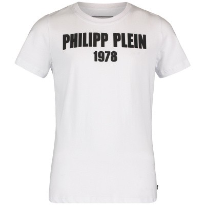 Afbeelding van Philipp Plein BTK0669 kinder t-shirt wit