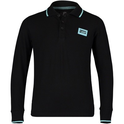 Afbeelding van My Brand BMBPO006G3003 kinder polo zwart