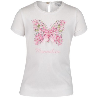 Afbeelding van MonnaLisa 393610SI baby t-shirt wit