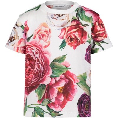 Afbeelding van Dolce & Gabbana L2JTAZ G7ORZ baby shirt donker roze