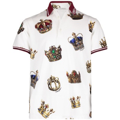 Afbeelding van Dolce & Gabbana L4JT8V kinder polo wit