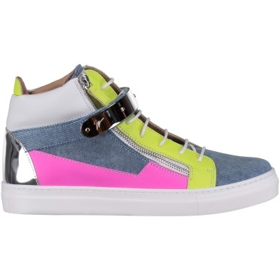 Afbeelding van Giuseppe Zanotti SBE8708001 kindersneakers jeans