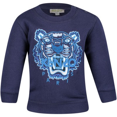 Afbeelding van Kenzo KN15698BB baby trui navy