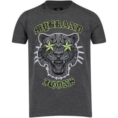 Afbeelding van My Brand BMBTS001GM001 kinder t-shirt grijs