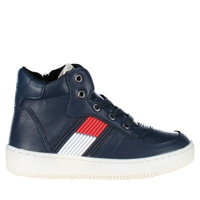 Afbeelding van Tommy Hilfiger T3B430095 kindersneakers navy