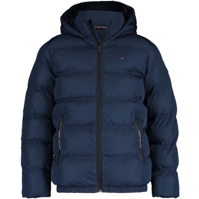 Afbeelding van Tommy Hilfiger KB0KB04384 kinderjas navy