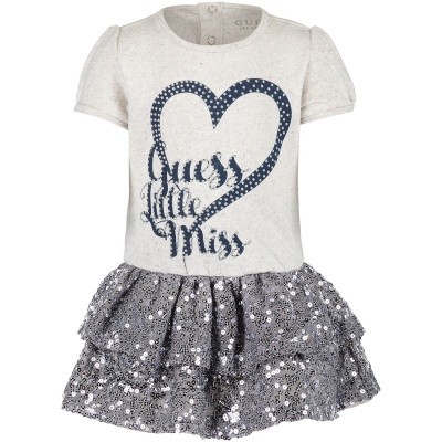 Afbeelding van Guess A83K12 babyjurkje grijs