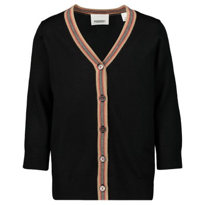 Burberry 8013700 kindervest zwart Afbeelding van Burberry 8013700 kindervest zwart