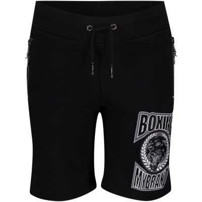 Afbeelding van My Brand BMBJO006MT003 kinder shorts zwart