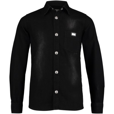 Afbeelding van Philipp Plein BDP0013 kinder overhemd zwart