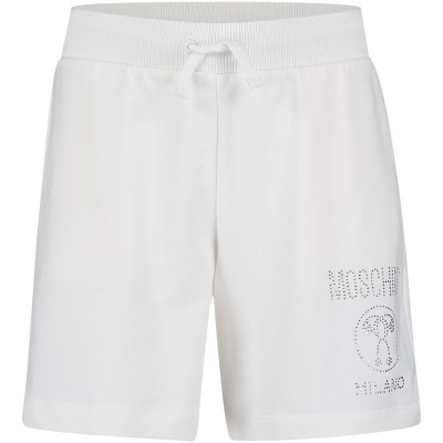 Afbeelding van Moschino HDP02O kinder shorts off white