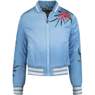 Afbeelding van Philipp Plein GRB0030 kinderjas licht blauw