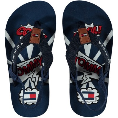 Afbeelding van Tommy Hilfiger 30202 kinderslippers navy
