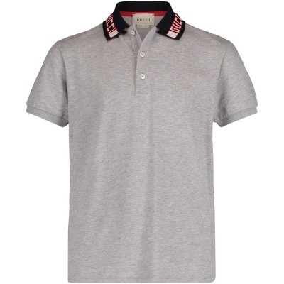 Afbeelding van Gucci 522342 kinder polo grijs