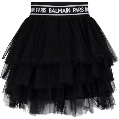 Afbeelding van Balmain 6K7020 kinderrokje zwart