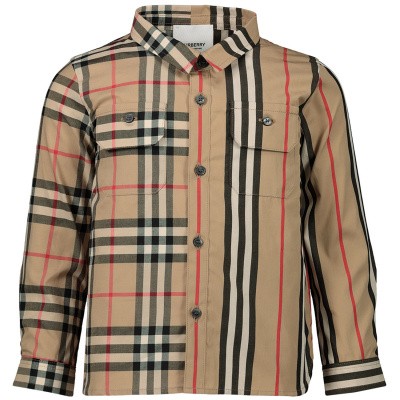 Burberry 8014109 baby blouse beige Afbeelding van Burberry 8014109 baby blouse beige