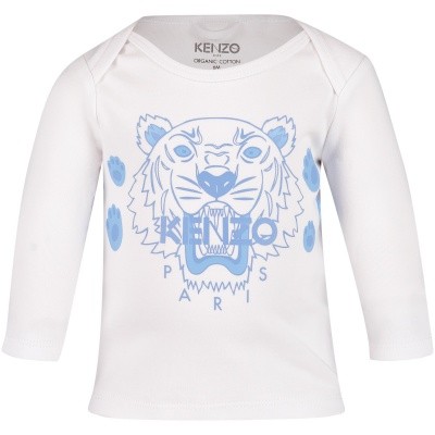 Afbeelding van Kenzo KM10503 baby t-shirt wit