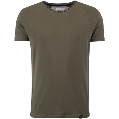 Afbeelding van Pure White 18030113 heren t-shirt army