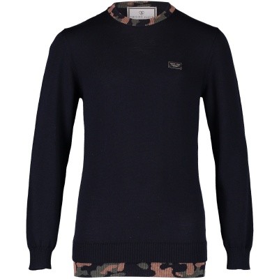 Afbeelding van Philipp Plein BKO0046 kindertrui navy