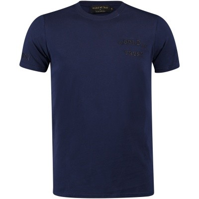 Afbeelding van in Gold We Trust FA047 heren t-shirt navy