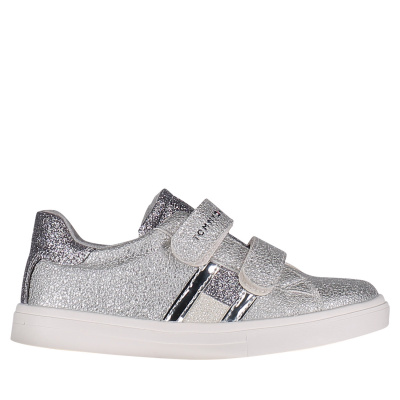 Afbeelding van Tommy Hilfiger 30287 kindersneakers zilver
