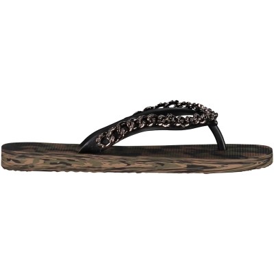 Afbeelding van Uzurii SILVERLARGE dames slippers army