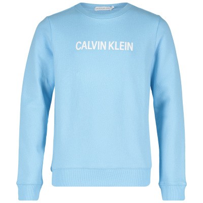 Afbeelding van Calvin Klein IB0IB00119 kindertrui licht blauw