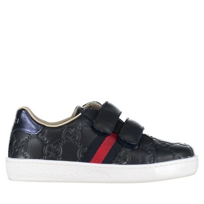 Afbeelding van Gucci 455447 DF720 kindersneakers navy